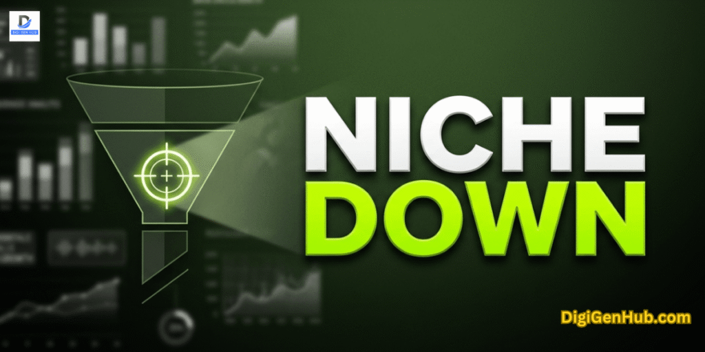 Niche down business branding feature image