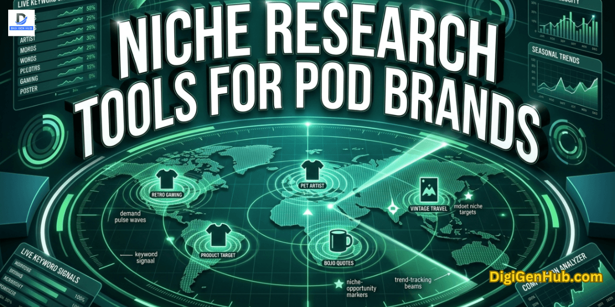 Niche Research Tools for POD Brands to Track Live Demand