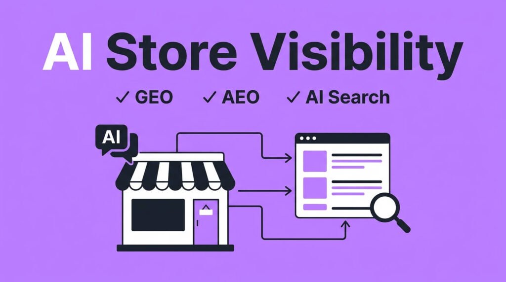 Improve online store visibility through GEO AEO and AI search optimization.