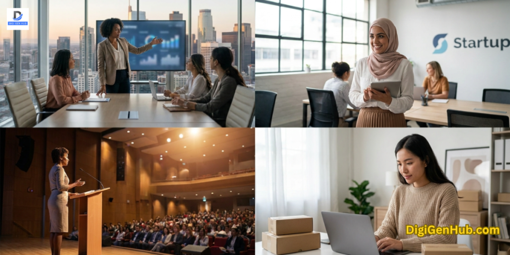 inspirational women in business leadership success entrepreneurship teamwork