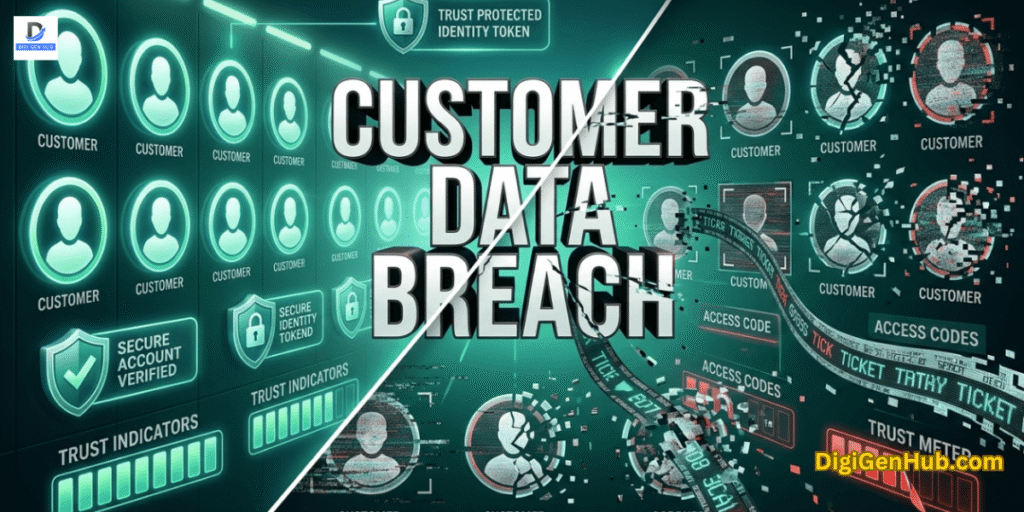 Customer data breach split poster feature image