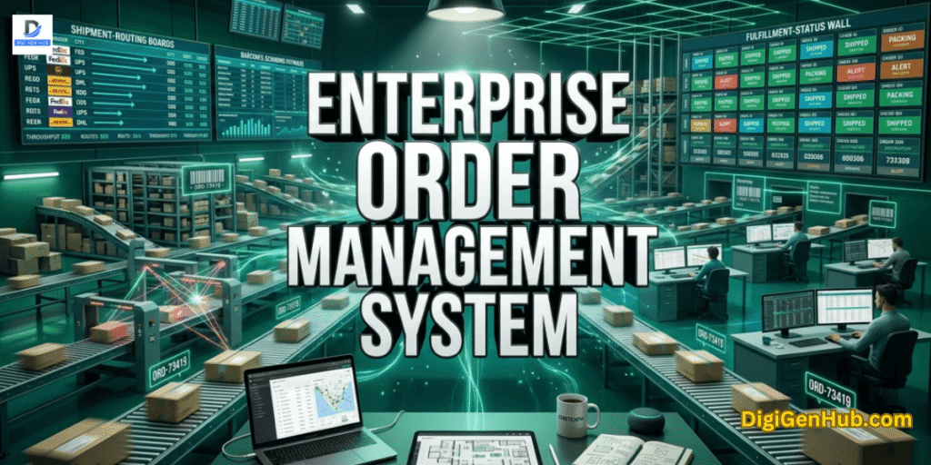 Enterprise order management system feature image