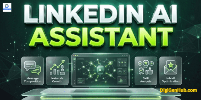 LinkedIn AI assistant green tech feature image