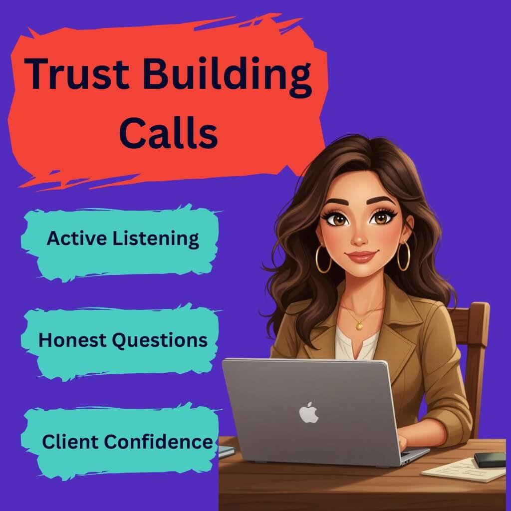 sales calls that build client trust through genuine conversation techniques