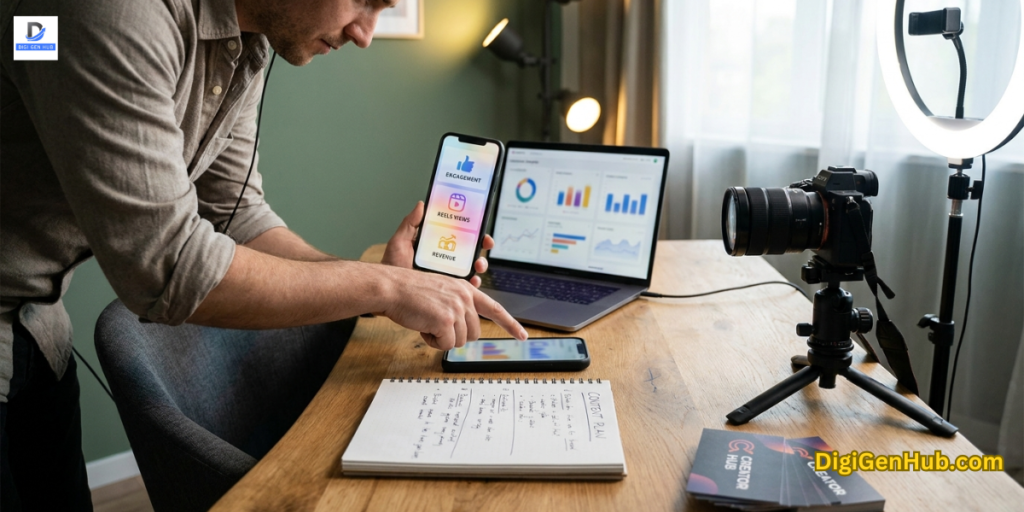 instagram monetization content creator social media marketing business workspace