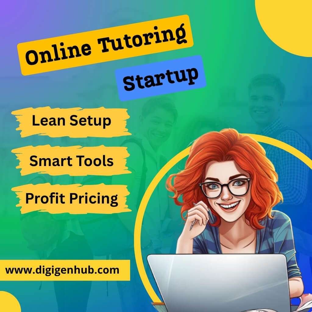 Online tutoring business startup with lean setup, smart tools, and profit pricing