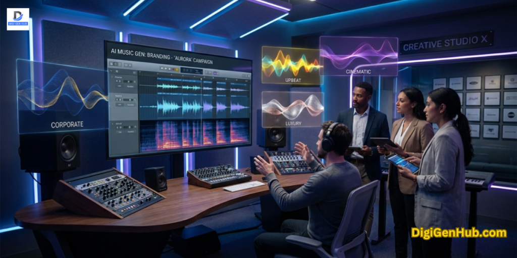 ai music generators for brand marketing audio creation
