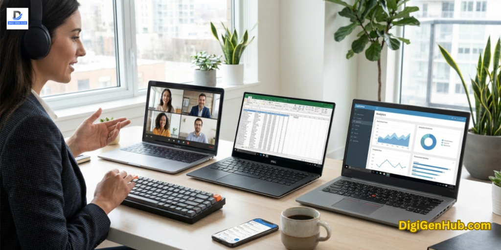 best laptops for online business fast performance productivity
