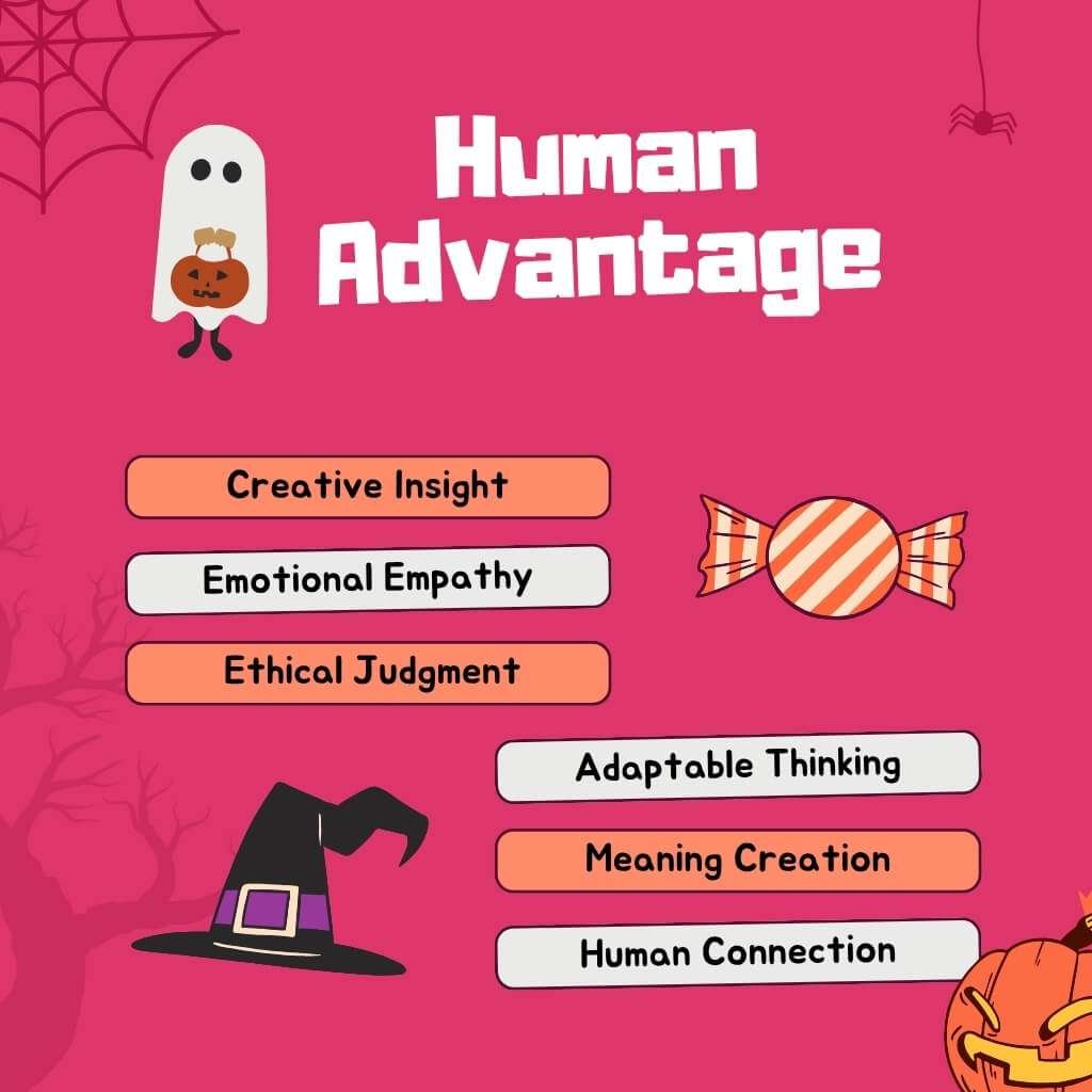 humans showing creativity empathy and connection beyond artificial intelligence