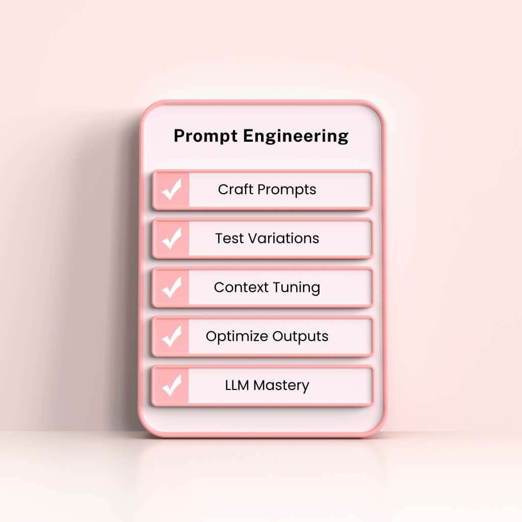 role of prompt engineers crafting optimizing and testing llm prompts