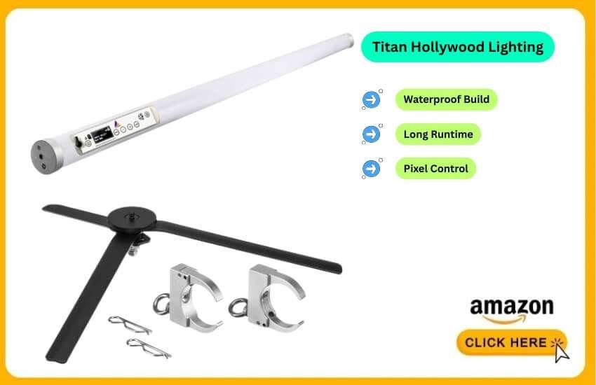 Astera Titan Tube provides long-lasting waterproof professional lighting.