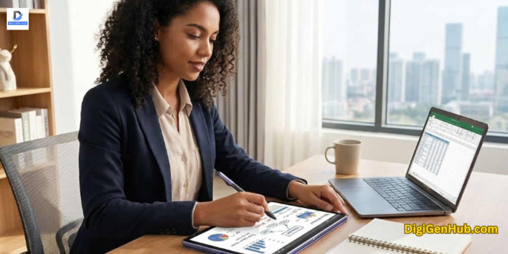 drawing tablet improves business productivity modern workspace comparison