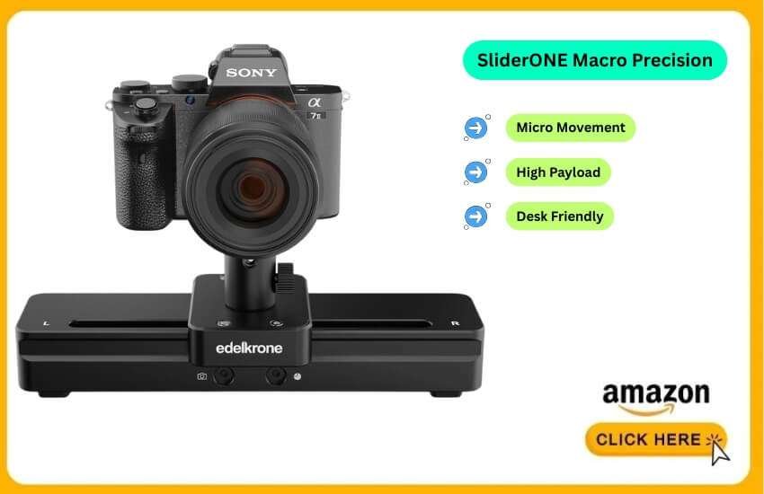 SliderONE v2 delivers precise macro motion for professionals.