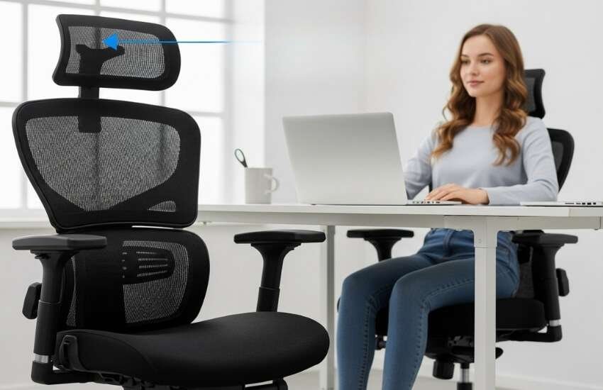 FelixKing ergonomic desk chair with breathable mesh back and adjustable lumbar support.