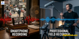field recorder improves professional audio recording sound quality