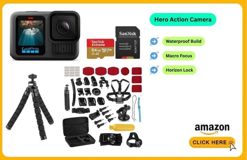 GoPro Hero 13 captures sharp stabilized action footage.