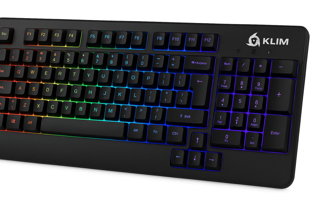 KLIM Chroma wireless keyboard with rainbow backlight