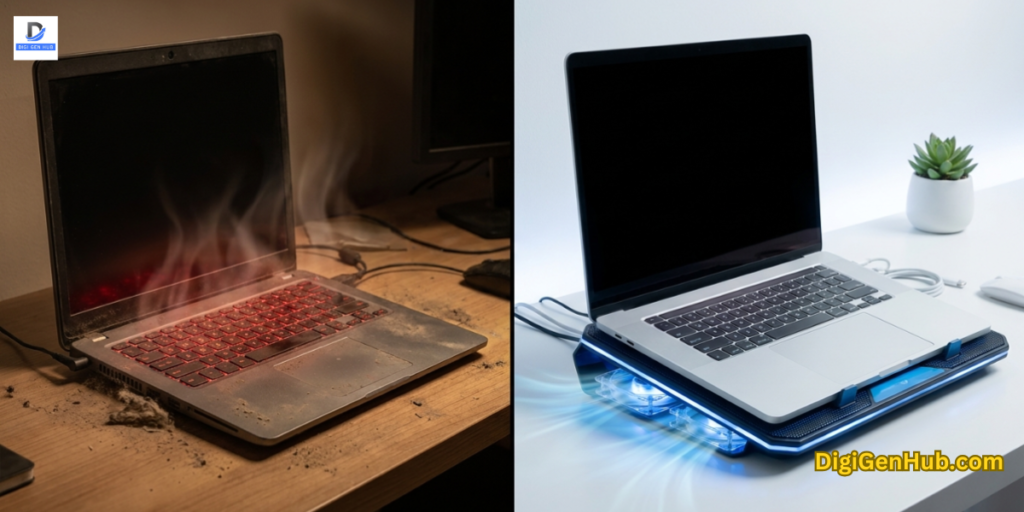 laptop cooling pad reduces heat extends computer lifespan