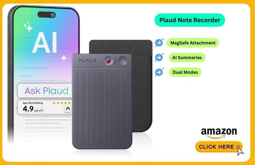 Plaud Note delivers smart recordings with powerful AI summaries.