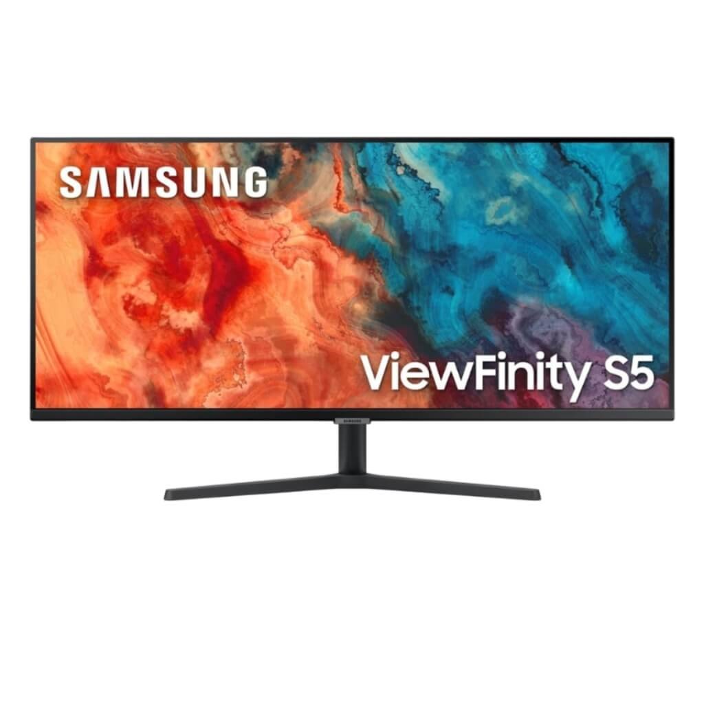 Samsung ViewFinity S50GC ultrawide monitor for professional work setup
