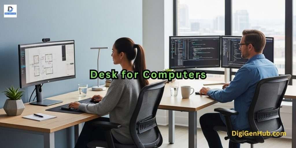 Modern Desk for Computers Setup