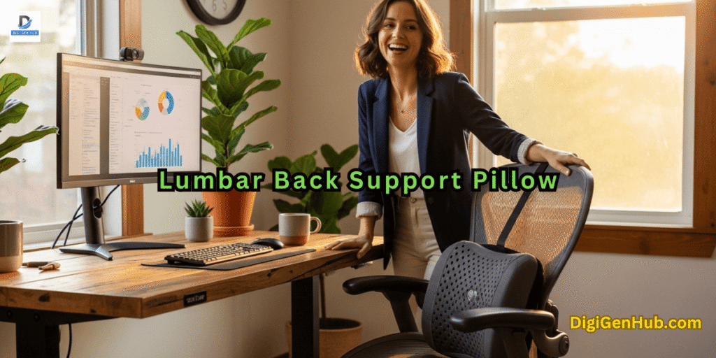 Lumbar Back Support Pillow: Work Long Hours Without Pain