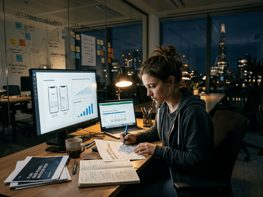 Startup founder seeking seed capital to scale growth and expand operations.