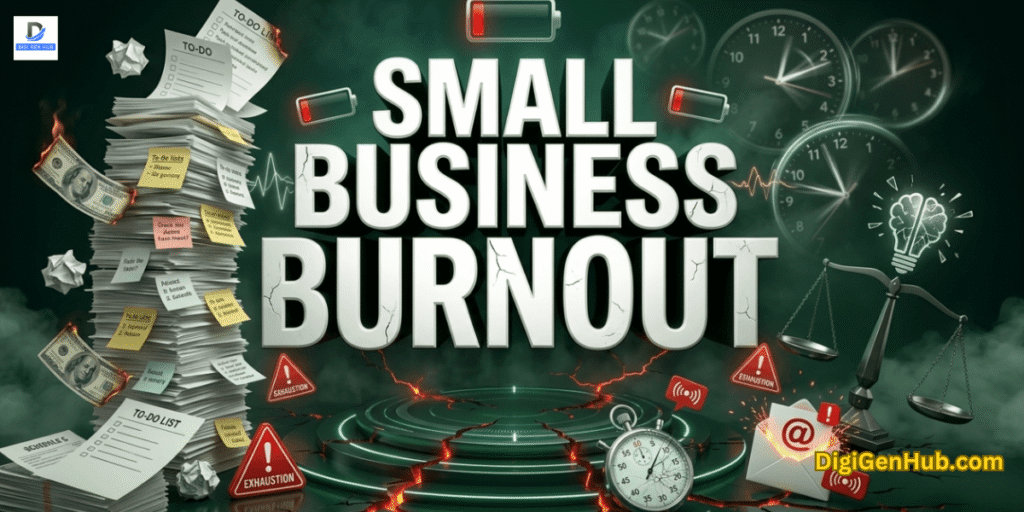 Small business burnout feature image