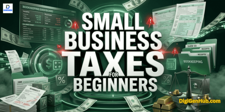 Small business taxes for beginners finance feature image