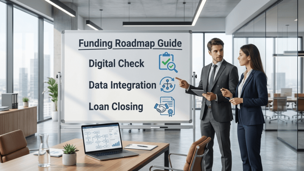 funding roadmap guide digital check data integration loan closing business loan process
