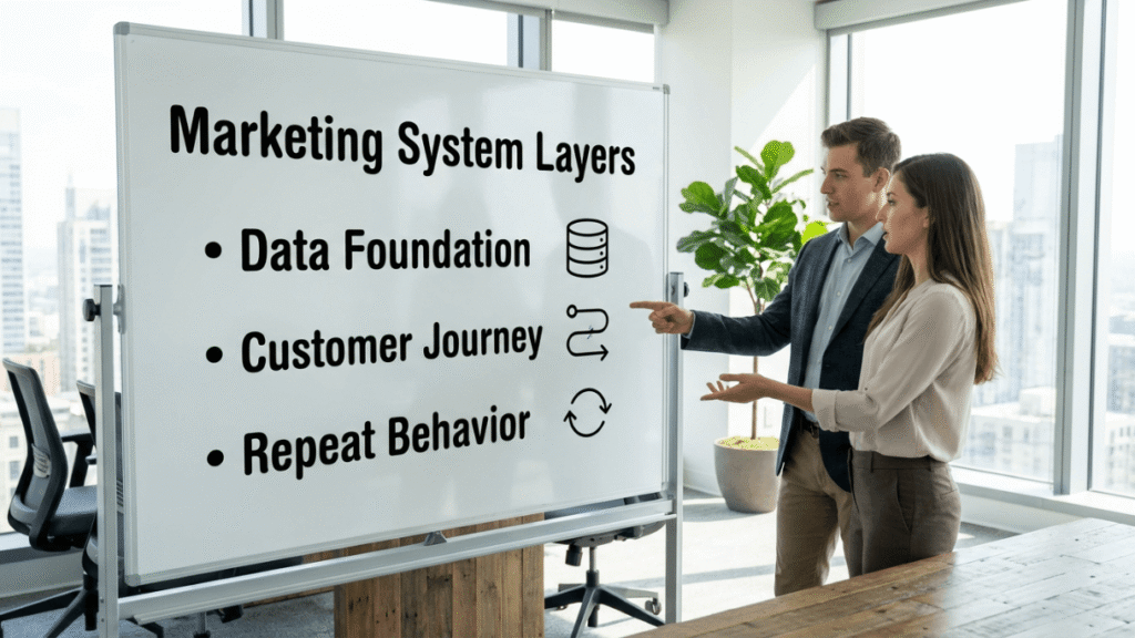 performance marketing system data foundation customer journey repeat behavior