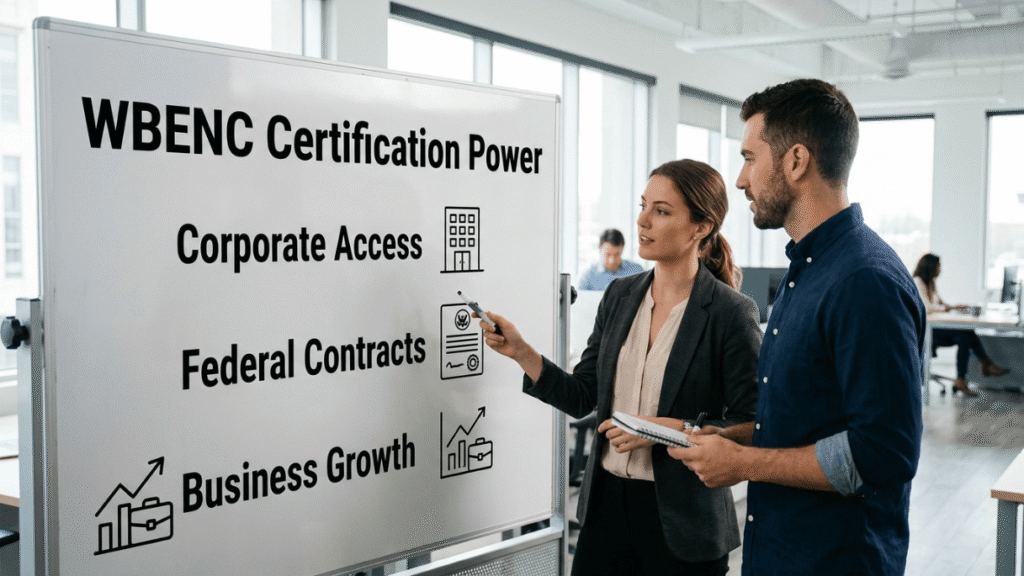 wbenc certification corporate access federal contracts business growth women owned business