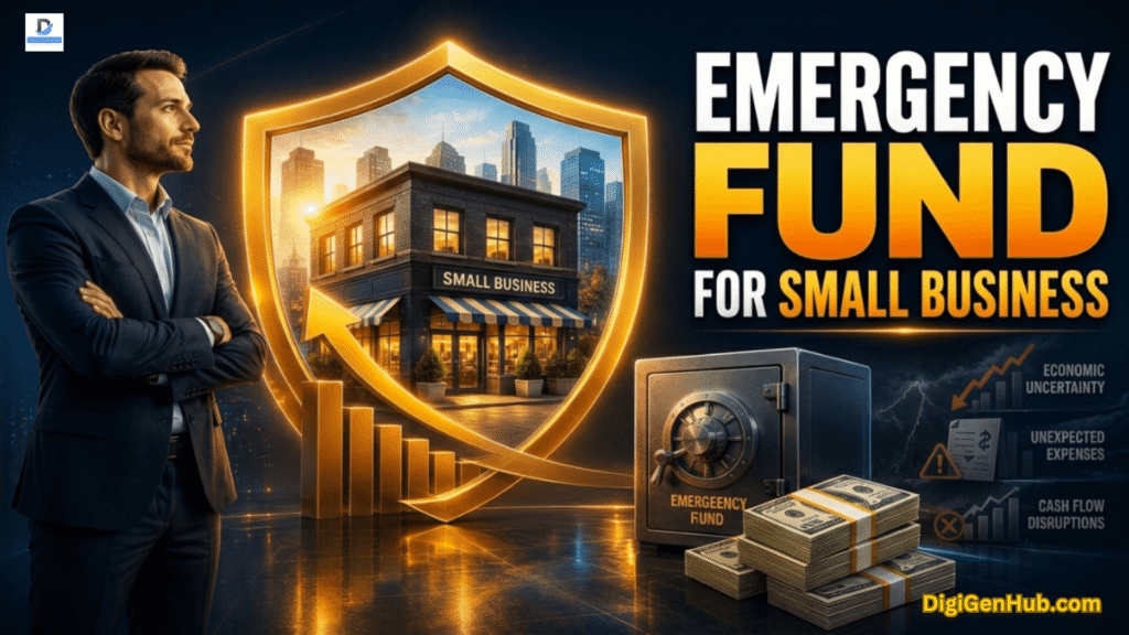 Emergency fund protecting a small business from financial risks while supporting long-term stability and growth.
