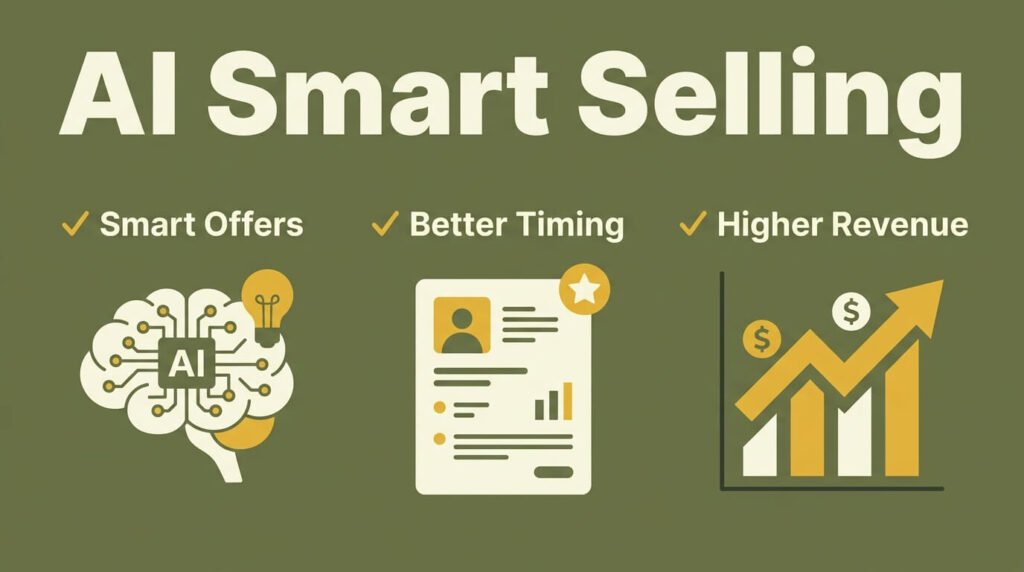 AI smart selling improves personalized offers timing and ecommerce revenue growth.