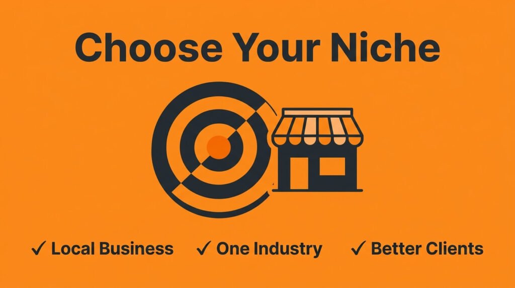 Choose one niche to build a profitable social media management company.